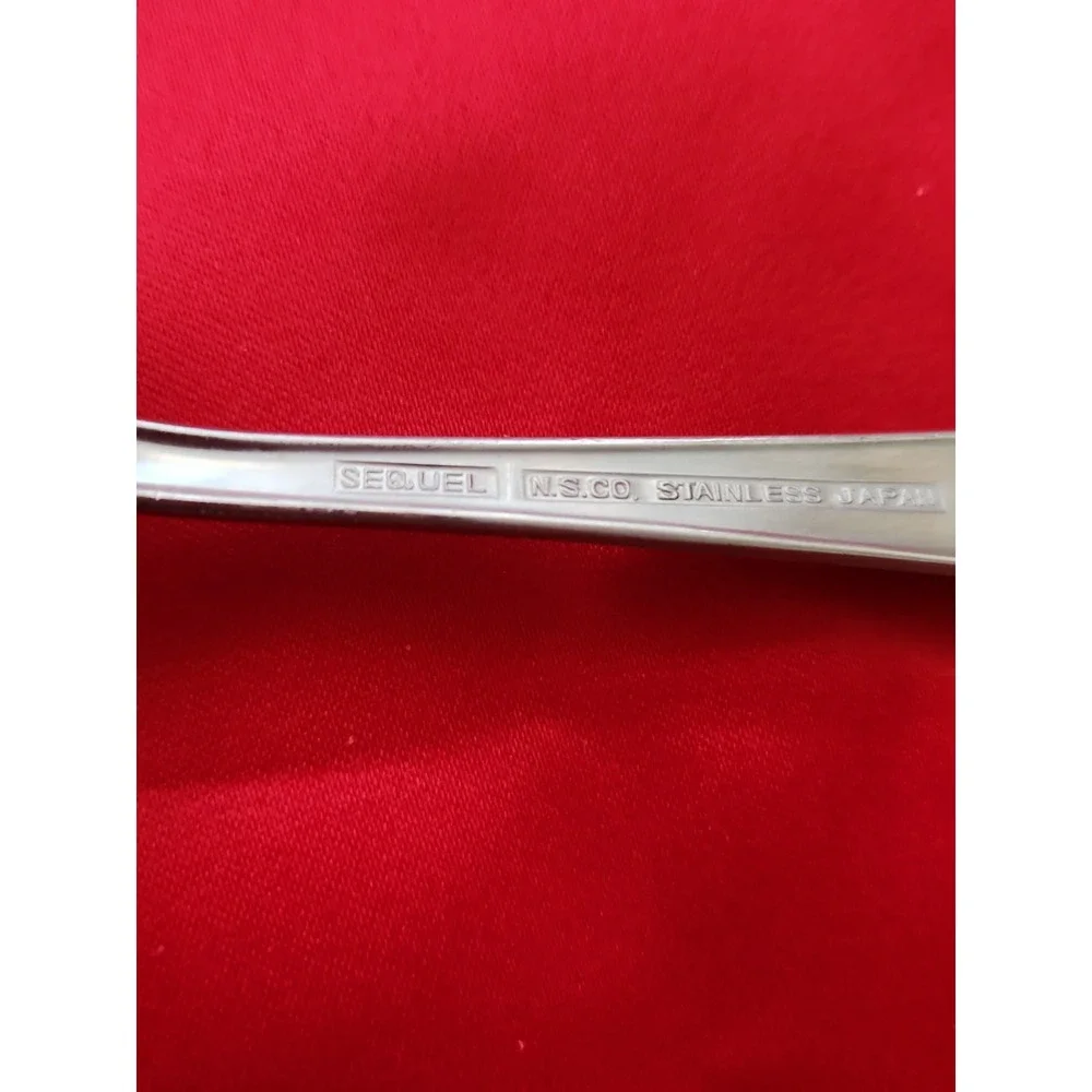 7 Teaspoons Tea Center Ridge NSCO National Stainless Sequel 6 1/8